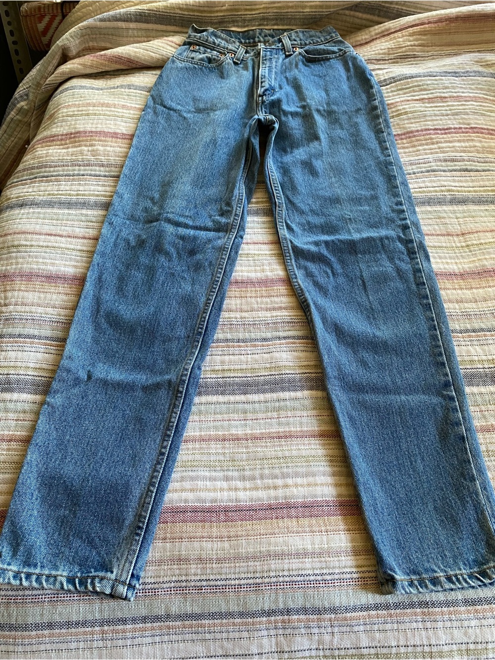 Levi's Straight-Leg Men's Blue Denim Jeans